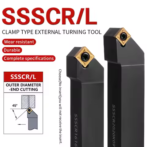 SSSCR/L External Turning Tool Holder SSSCR1212 SSSCR1616 SSSCR2020 with SCMT09/12 Carbide Inserts fo