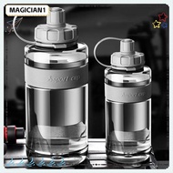 MAGICIAN Drinking Bottle, Large Capacity Plastic Sports Water Bottle, Outdoor 2L/1.5L/1L/0.6L with S