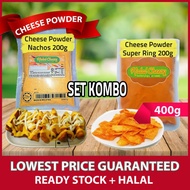 [BEST SELLER ] SET KOMBO CHEESE POWDER KFC HALAL NACHOS 200GM DAN SUPERING 200GM