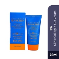 3W CLINIC Collagen Sun Cream 70ml for Sunscreen, Sunblock, 3W Sunscreen HMS Healthstore