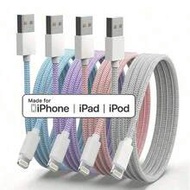 1pc/4pcs 20W 3.3ft/100cm USB To Lightning Nylon Braided Data Cable, Compatible With IPhone 14 13 12 