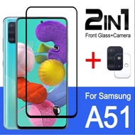 Tempered Glass Screen Protector Samsung A51 + Tempered Glass Camera Samsung A51 2in1 SC