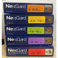 Nexgard Spectra Dog Flea Medicine / Demodex Xl (30-60 Kg)