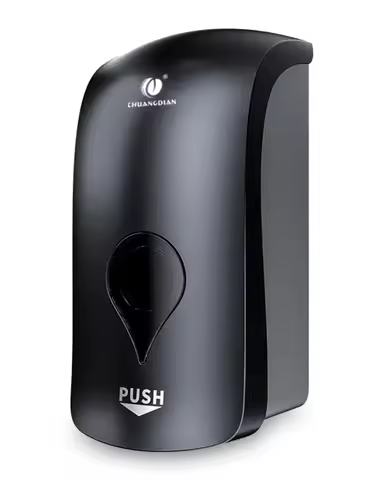 1000ML Foaming Hand Soap Dispenser Wall Mount Kitchen Bathroom Liquid Foam Soap Dispenser White Blac