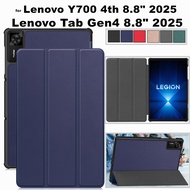 for Lenovo Y700 4th 8.8 Inch 2025 TB322FC Tablet Cover PU Leather Case with Smart Stand Flip Case fo