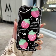 HP Casing For VIVO Y71 Y71i Case strawberry Pattern Casing HP Casing Cream Container Cesing Silicone