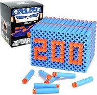 EKIND 200Pcs Suction Darts Refill Foam Bullet Compatible for Nerf Elite Guns (Light Blue)