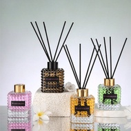 1pc 50ml Essential Oil Reed Diffuser With Four Seasons Tea, Shangri-La, Oud Rose, Freesia, Citrus & 