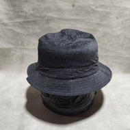 Zara man grey men's Fedora hat