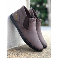 CLARKS CHELSEA BOOTS COFFEE
