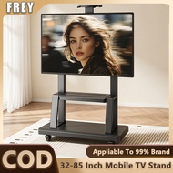 32-85 inch Mobile TV Stand Adjustable Height TV Cart Penyangga TV