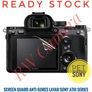 LAYAR Pet Screen Guard Sony A7Ii A7Iii A7Rii A7 Mark Iii Anti-Scratch Screen