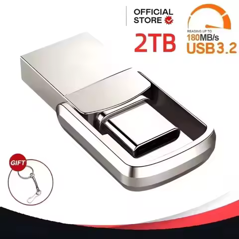 U Disk USB 3.2 Type-C Interface Mobile Phone Computer Mutual Transmission Portable USB Memory 2TB 1T