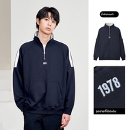 gxg.jeans | ฮู้ดดี้ซิปครึ่งตัวพร้อมปกตั้ง