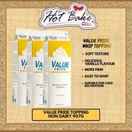 [INSTANT DELIVERY] VALUE PRIDE WHIP TOPPING CREAM NON DAIRY 907G