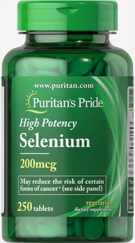 Puritan's Pride Selenium 200 mcg 250 tablets