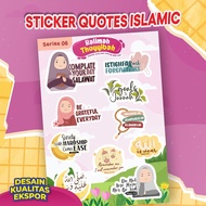 Ghif Sticker Quotes Islamic | Affirmation Words Dream Afrimation Strong Proud Enough The best Smile 