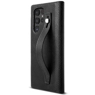 Ringke Folio Signature EZ Strap for Galaxy S22 Ultra Case Leather with Phone Strap and Inner Pocket