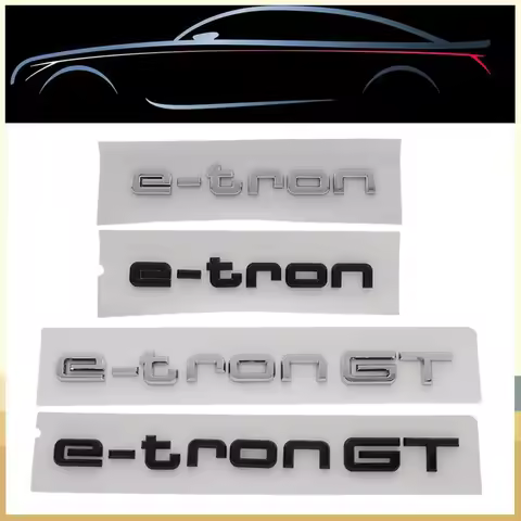 3D Premium e tron e-tron GT Letters for Electric Q2 Q5 Q7 Q8 car Engine Hood Fender trunk Tail Rear 