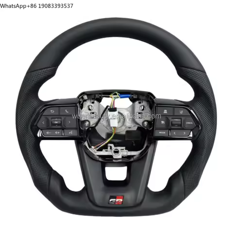 Upgrade New Leather Steering Wheel Suitable for Toyota Land Cruiser GR Prado LC250 Cruiser LC200 Hil