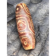 Dzi Beads Pendant Tantric Nine-Eyed Dzi Beads Antique Dzi Beads Oversized Dzi Beads Tibetan Ornament