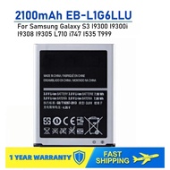 For Samsung Galaxy S3 I9300 I9300i I9308 I9305 L710 i747 I535 T999 2100mAh EB-L1G6LLU Phone Replacem