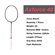 Li Ning Axforce 40 Full Carbon Offensive Badminton Racket 3U/4U AYPU011(100% Original)
