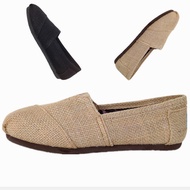 Toms Shoes Linen Shoes Stripe Color Mules Casual Women Flat Shoes