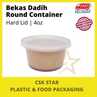 FC90 Round Plastic Container / Pudding Container / Sauce Container / Microwavable (50pcs)