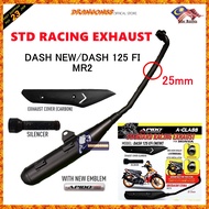 HONDA DASH125-FI EXHAUST - RACING (APIDO) EKZOS RACING DASH 125 FI NEW DASH125 FI EXZOS STANDARD CUT