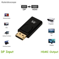 Kaleidoscope DisplayPort to HDMI-Compatible Adapter DP Male to Female HDMI-Compatible Video Audio Cable HD 4K 1080P for PC TV Laptop Nice