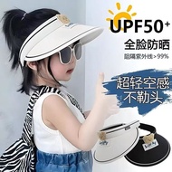 Children's Sun Protection Sun Hat Summer Sun Protection Hat Boys and Girls Bear Sun Hat Children's S