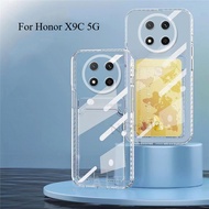 Card bag Slot Soft Phone Case For Huawei Honor X9C 5G Honor X60Pro 2024 Casing TPU Clear Transparent