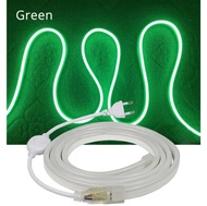 Lampu Neon Flex 220v 1-20M free soket Led Selang Fleksibel 220v Warna Neon Box Outdoor wateproof