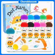 Kid Dot Marker Set Washable Dot Paint Marker 12 Colors Toddler Dot Art Supplies Kit Bingo Markers SH