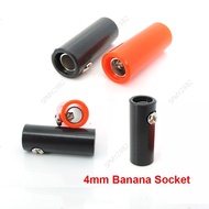 Red black 4mm Banana female to female Socket speaker Jack plug copper for Test lead  MY29B2