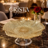 HIGH QUALITY CRISTA HOME 29CM MESH BAND PLATE MS60219