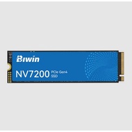 Biwin NV7200 1TB PCIe Gen4×4 NVMe M.2 2280 SSD / Read Speed up to 7200 MB/s