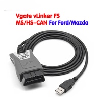 Vgate VLinker ELM327 FS สำหรับ Ford FORScan Hs/ms-CAN USB ELM 327 OBDII สแกนเนอร์วินิจฉัยรถ OBD2เครื