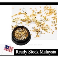 🇲🇾 🇲🇾 Stock Malaysia Box C-22 Nail Art Natural Mixed Gear And Diamond