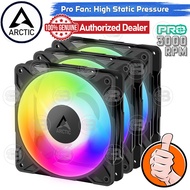 [CoolBlasterThai] ARCTIC P12 PRO PWM PST A-RGB 0dB Black (size 120 mm.) X3 Value Pack PC Fan Case ปร