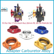 Adapter Carburetor Joint Alloy Intake Intek Pipe nsr y125 dash rxz 28mm NSR Dash CARBURETOR CARB KAR