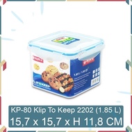 HOMTON Lion Star Lunch Box Clip To Keep 2202 1.85 L KP-80 LionStar Durable Quality Plastic Shatterpr