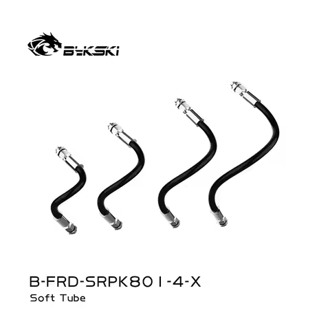 Bykski B-FRD-SRPK801-4-X Fitting+Soft Tube Rotating Union Parker 801 High Pressure Resistant PC Wate
