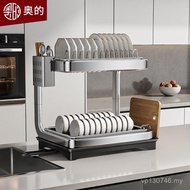 Kitchen Dish Rack Drain Basket Dishes Tableware Stainless Steel Drain Rack Storage Rack Storage Rack