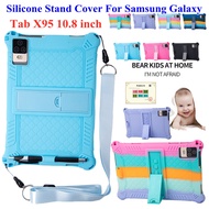 For Samsung Galaxy X95 Tablet PC 10.8 inch stand cover case kids silicone protective tablet case for Samsung Galaxy Tab X95