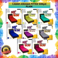 Cadar Asrama Fitted Single Plain Bed Sheet Tilam