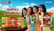 Camilan Snack Keripik Kentang Calbee Wings Japota Ayam Bawang, Umami Japanese Seaweed, Sambal Bawang