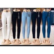 SELUAR JEANS PEREMPUAN SKINNY DESIGN SELUAR JIN FIT SKINNY PEREMPUAN