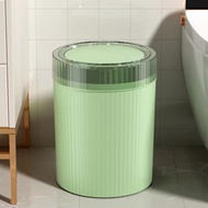 [YL]YL161 12L Round Rubbish Bin Garbage Bin Dustbin Office Bedroom Waste Bin with pop cap Tong Sampa